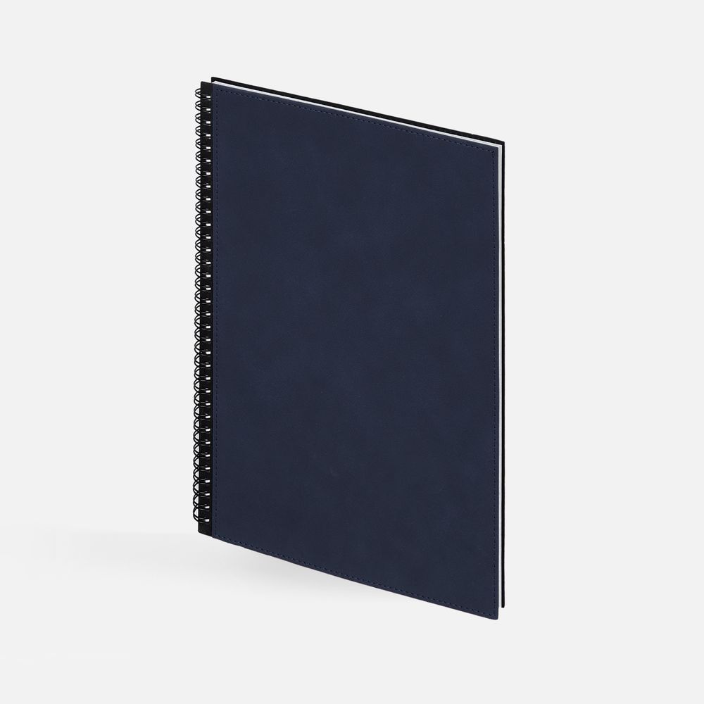 Ежедневник Notera Maxi, недатированный, синий / Миниатюра WWW (1000)