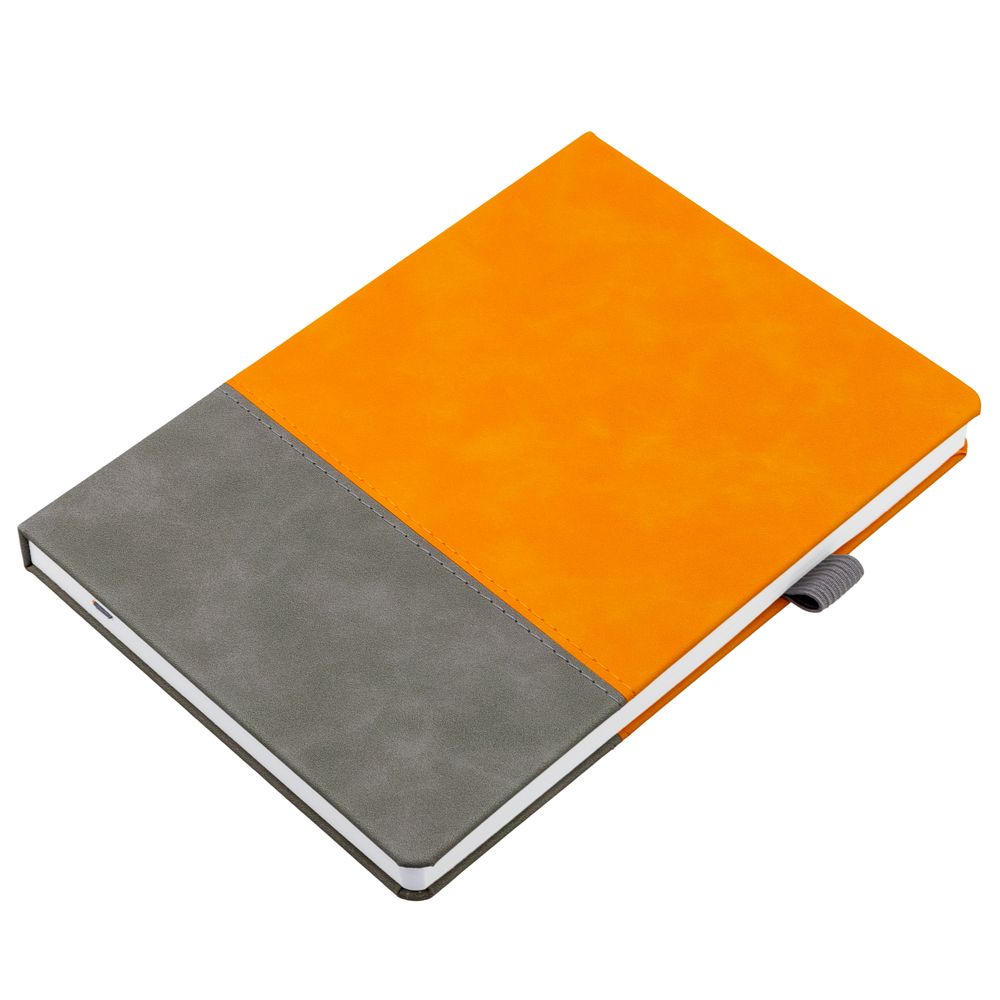 Ежедневник Horizon, недатированный, серый с оранжевым / Миниатюра WWW (1000)