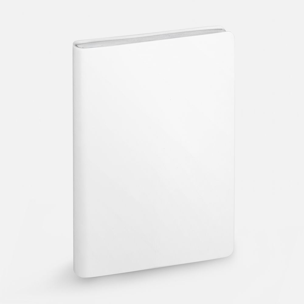 Ежедневник Nebraska Flex, недатированный, белый с серебристым / Миниатюра WWW (1000)