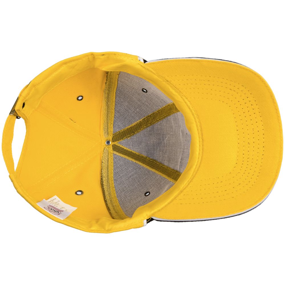 Бейсболка Unit Smart, черная со светло-желтым / Миниатюра WWW (1000)