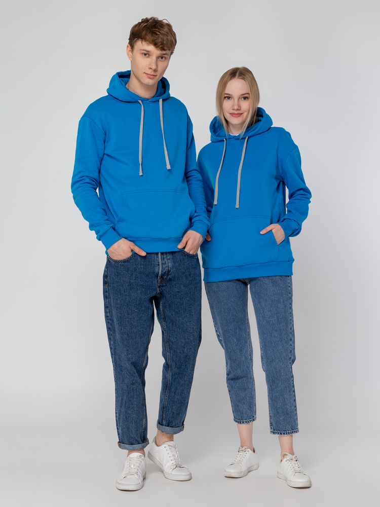 Толстовка с капюшоном Unit Kirenga Heavy, бирюзовая / Миниатюра WWW (1000)