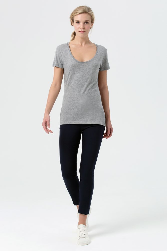 Футболка женская Metropolitan, серый меланж / Миниатюра WWW (1000)