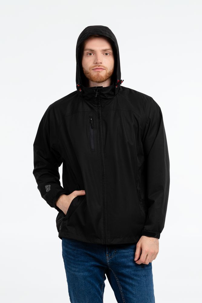 Ветровка мужская Stratus, черная / Миниатюра WWW (1000)