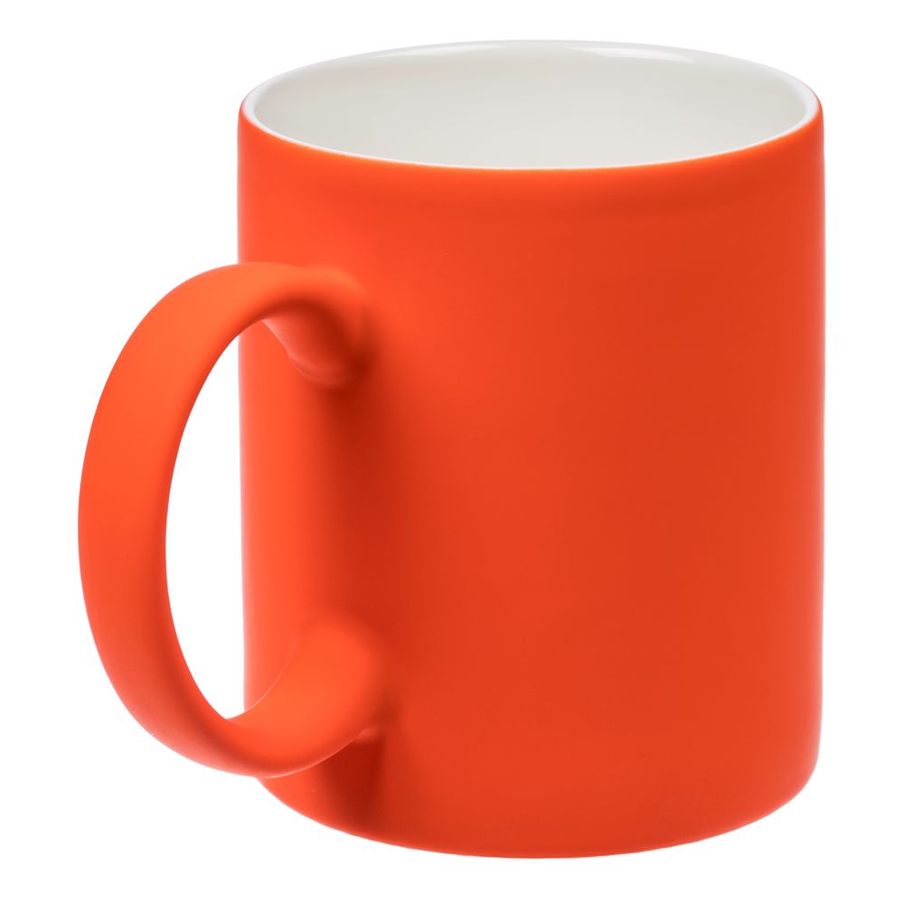 Кружка Promo Soft c покрытием софт-тач, оранжевая / Миниатюра WWW (1000)