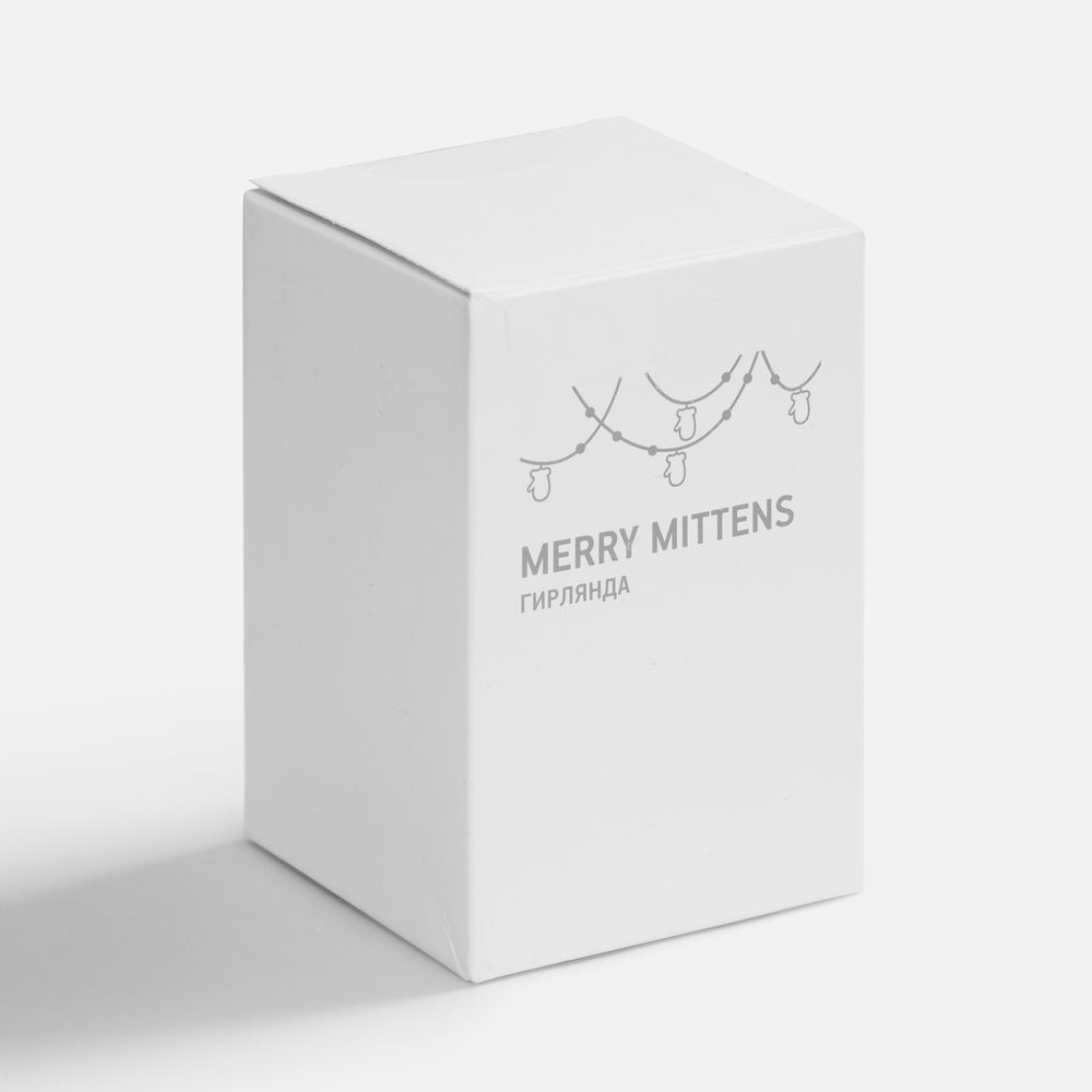 Гирлянда Merry Mittens, красная / Миниатюра (упак) (1000)