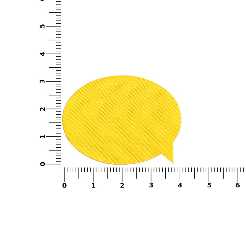 Наклейка тканевая Lunga Bubble, M, желтая / Миниатюра WWW (1000)