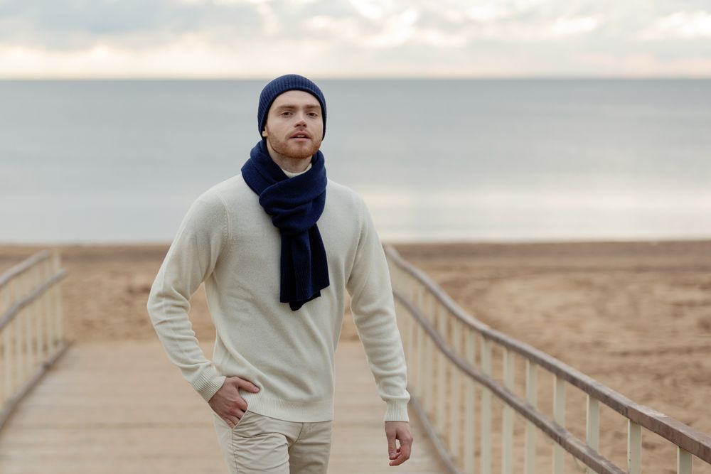 Шарф Cordelia, синий / Миниатюра WWW (1000)