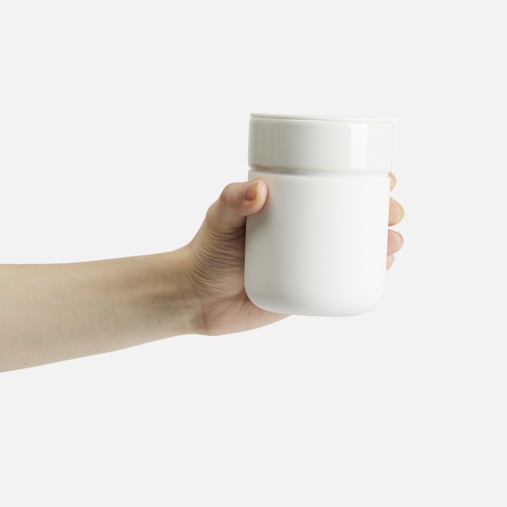 Кружка Nabo с силиконовым держателем, белая / Миниатюра WWW (1000)