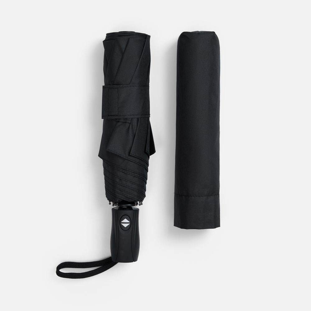 Зонт складной Brellix, черный / Миниатюра WWW (1000)