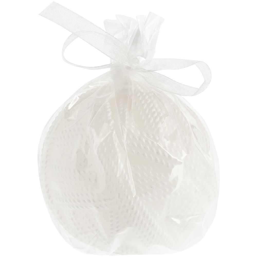 Свеча Kniteam, клубок, белый / Миниатюра WWW (1000)