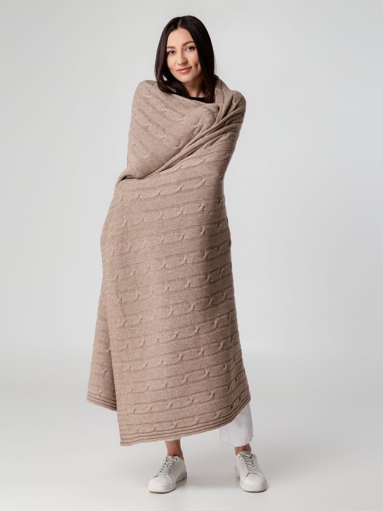 Плед Auray, бежевый / Миниатюра WWW (1000)