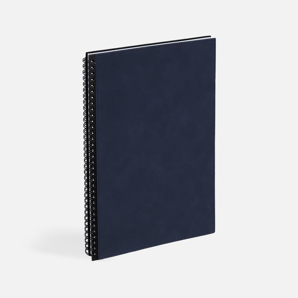Ежедневник Notera Maxi, недатированный, синий / Миниатюра WWW (1000)