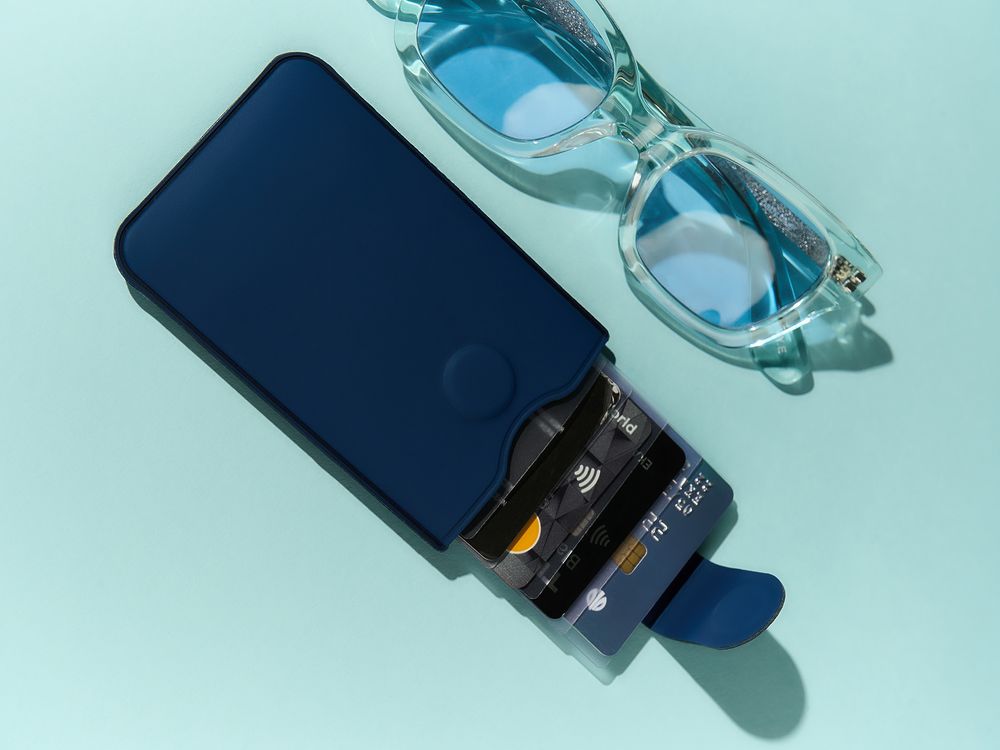 Чехол для карточек Faery, синий / Миниатюра WWW (1000)