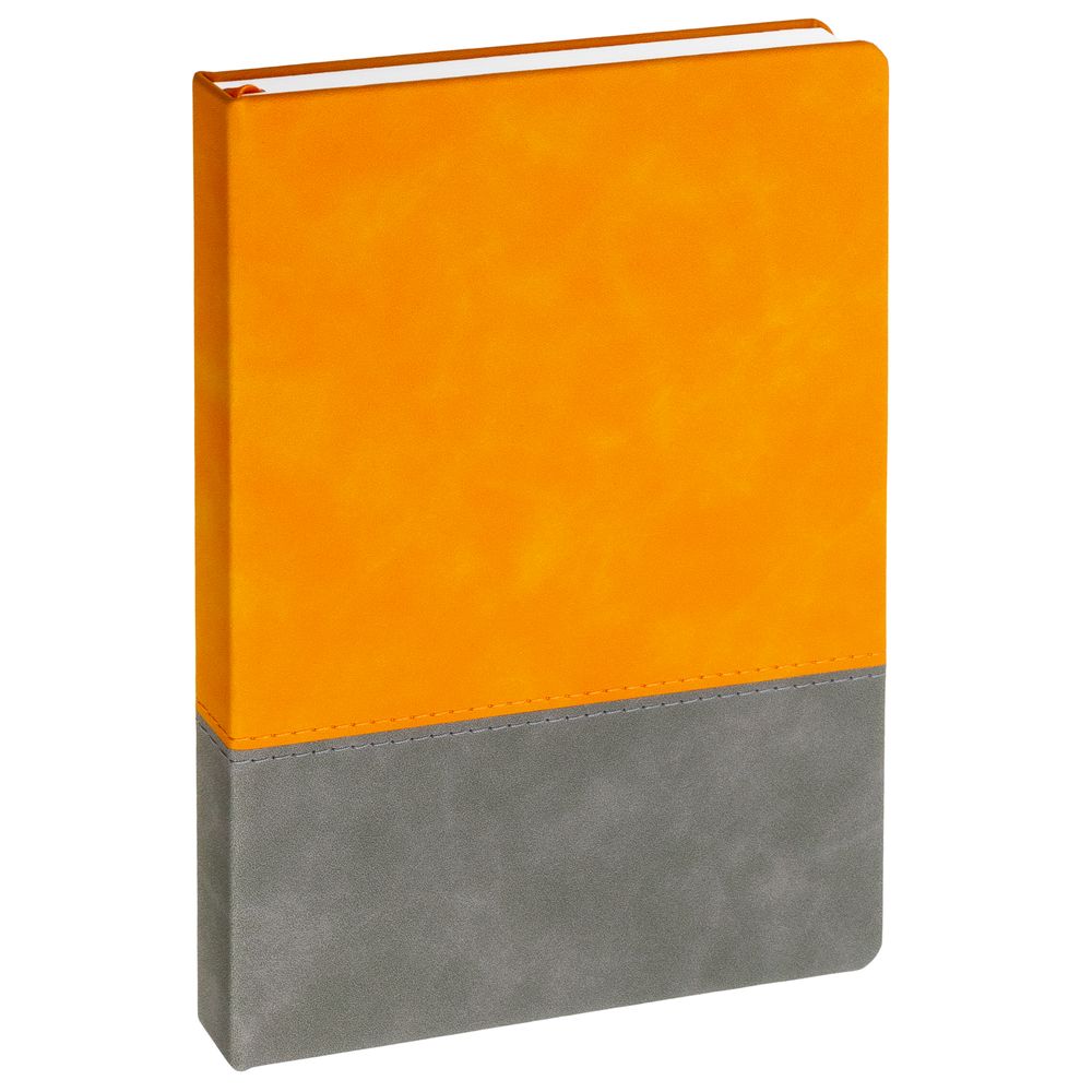 Ежедневник Horizon, недатированный, серый с оранжевым / Миниатюра WWW (1000)