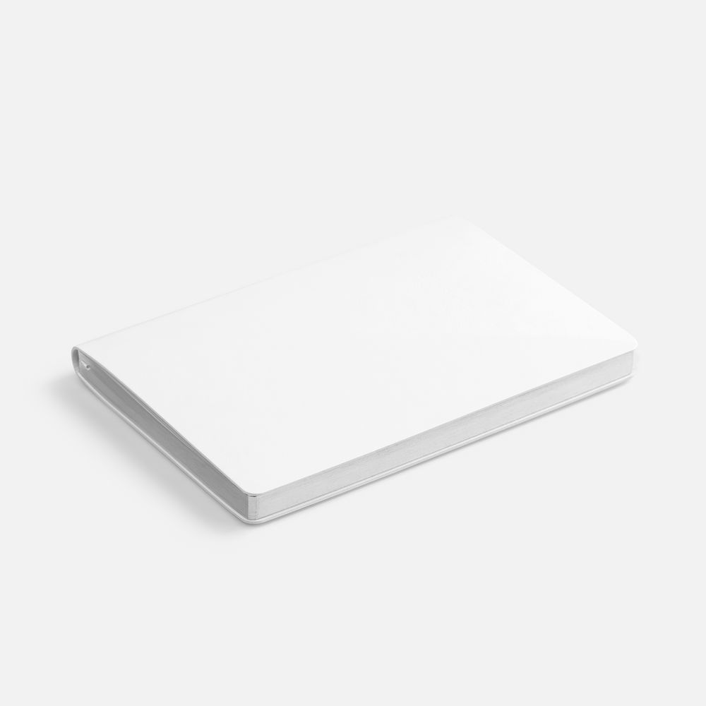 Ежедневник Nebraska Flex, недатированный, белый с серебристым / Миниатюра WWW (1000)