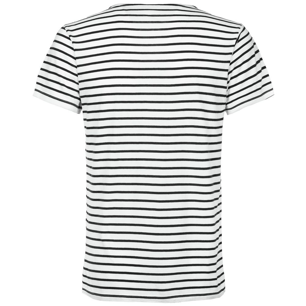 Футболка мужская «Морские обитатели», белая с темно-синим / Миниатюра WWW (1000)