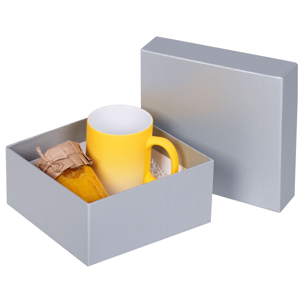 Коробка Satin, малая, серебристая / Миниатюра WWW (1000)