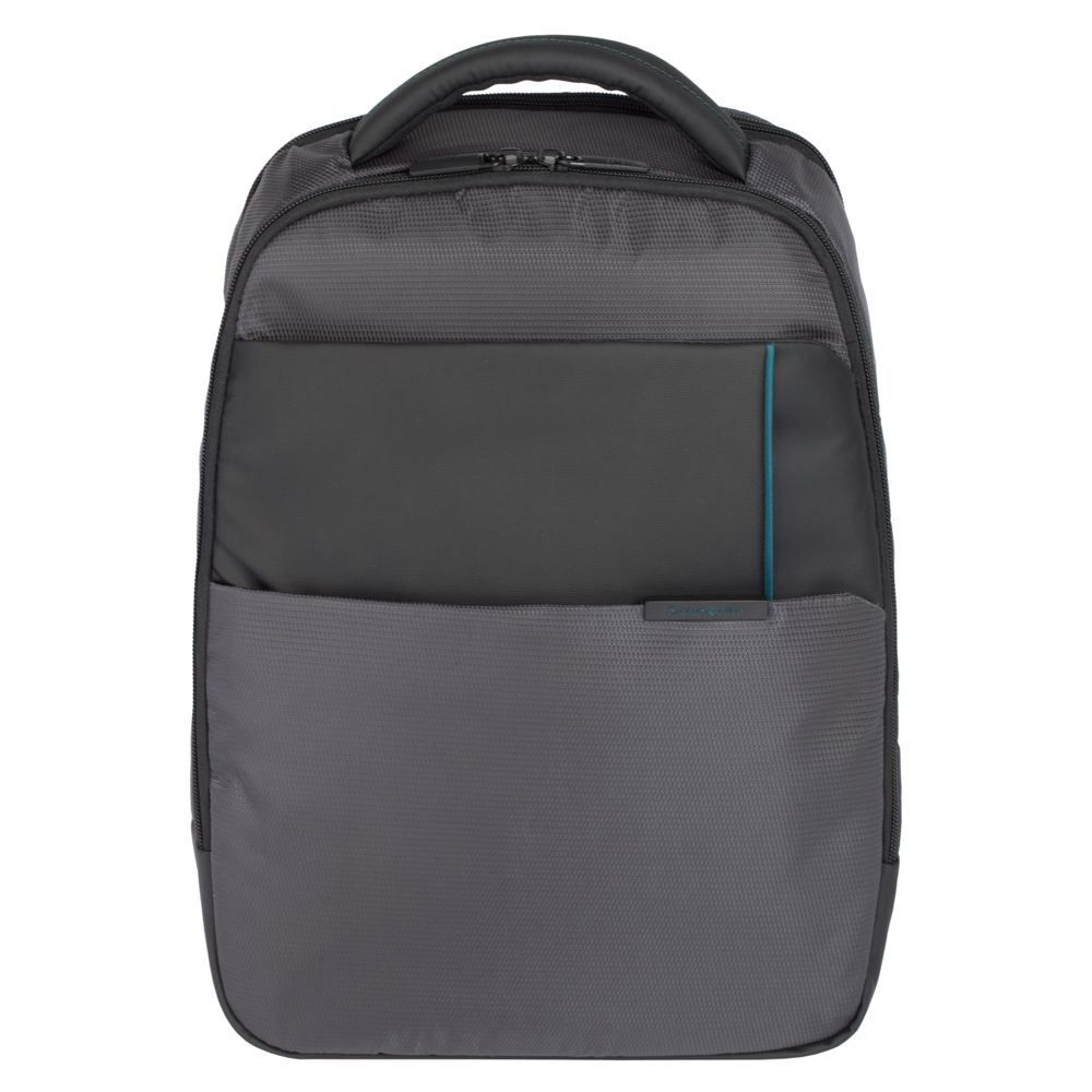 Рюкзак для ноутбука Qibyte Laptop Backpack, темно-серый с черными вставками / Миниатюра WWW (1000)
