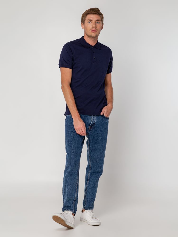 Рубашка поло мужская Virma Stretch, темно-синяя / Миниатюра WWW (1000)