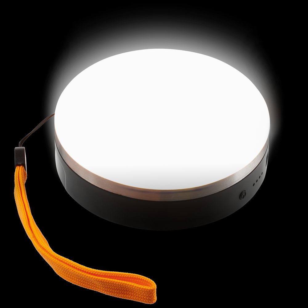 Фонарь с функцией аккумулятора Obero, белый с черным / Миниатюра WWW (1000)