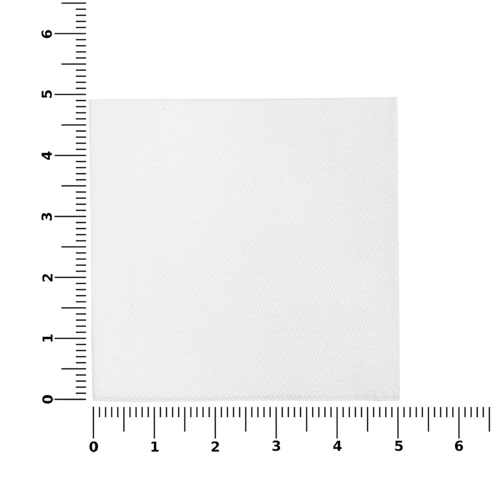 Лейбл тканевый Epsilon, L, белый / Миниатюра WWW (1000)