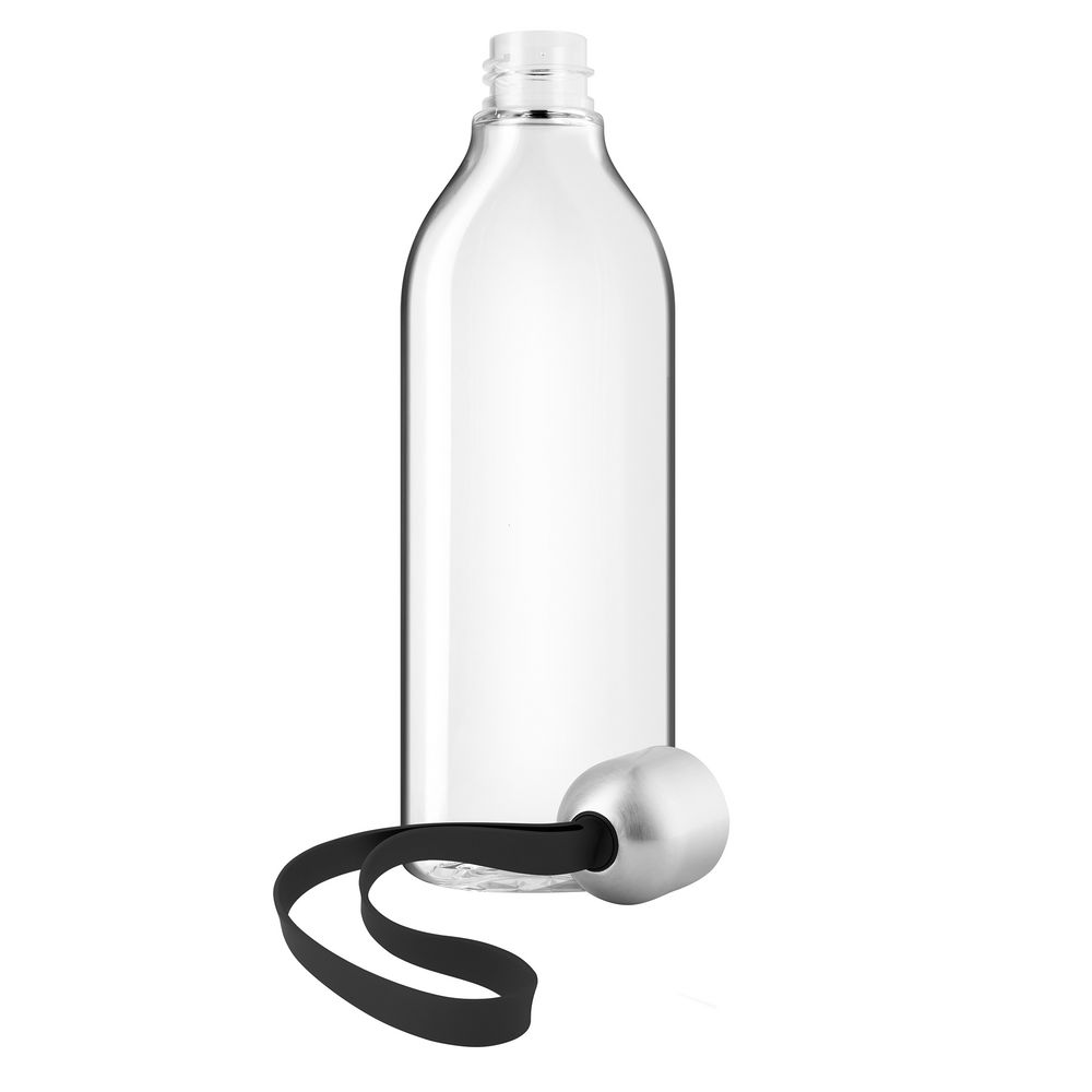 Бутылка плоская Backpack, черная / Миниатюра WWW (1000)