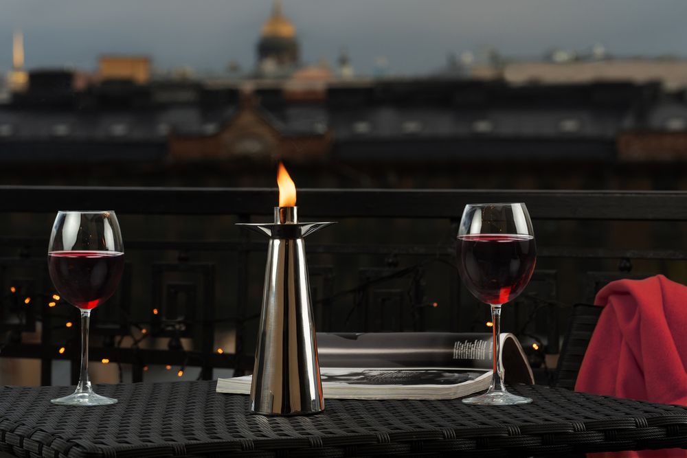 Масляная лампа Tiki, серебристая / Миниатюра WWW (1000)