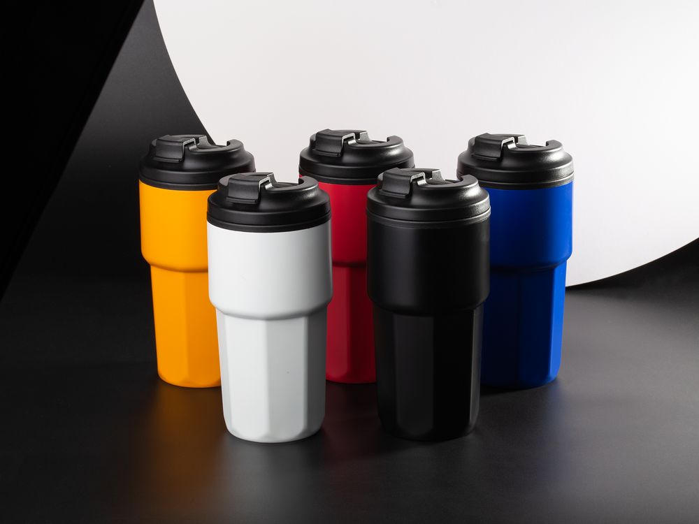 Термостакан Presa, белый / Миниатюра WWW (1000)