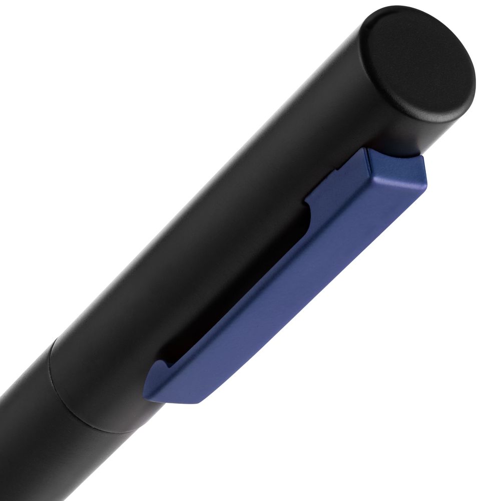 Ручка шариковая Inkolor, черная с темно-синим / Миниатюра WWW (1000)