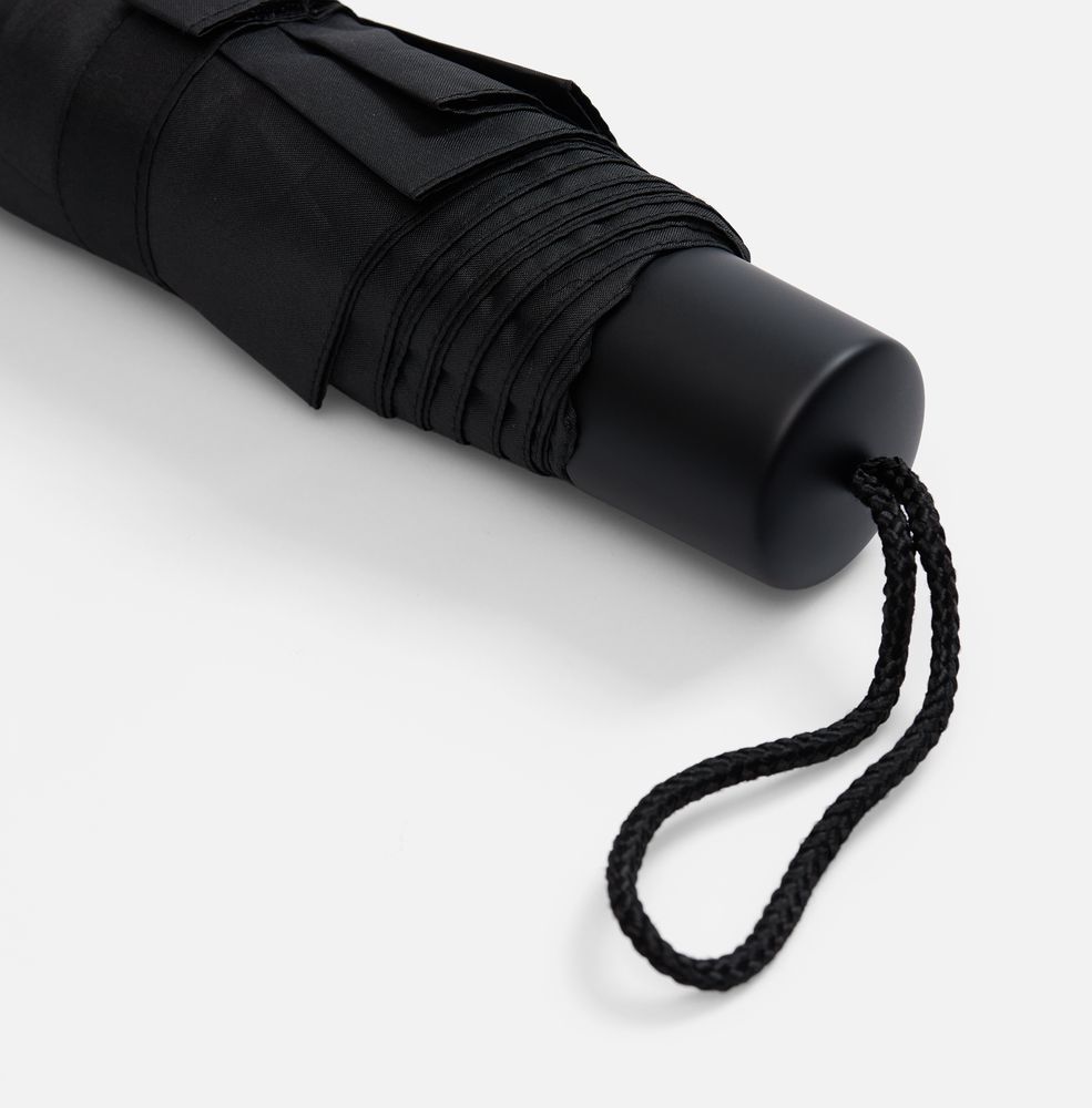 Зонт складной Light, черный / Миниатюра WWW (1000)