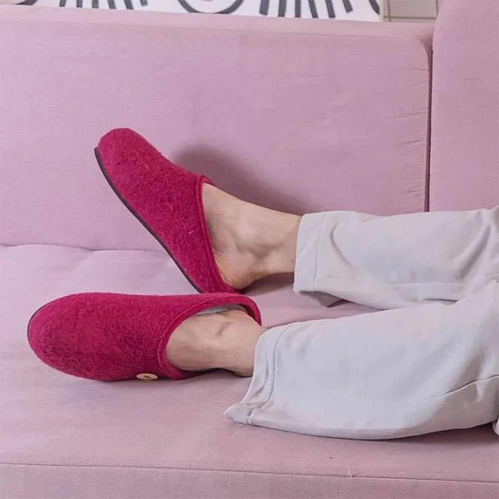 Домашние валенки Step, розовые (вереск) / Миниатюра имиджевого (1000)