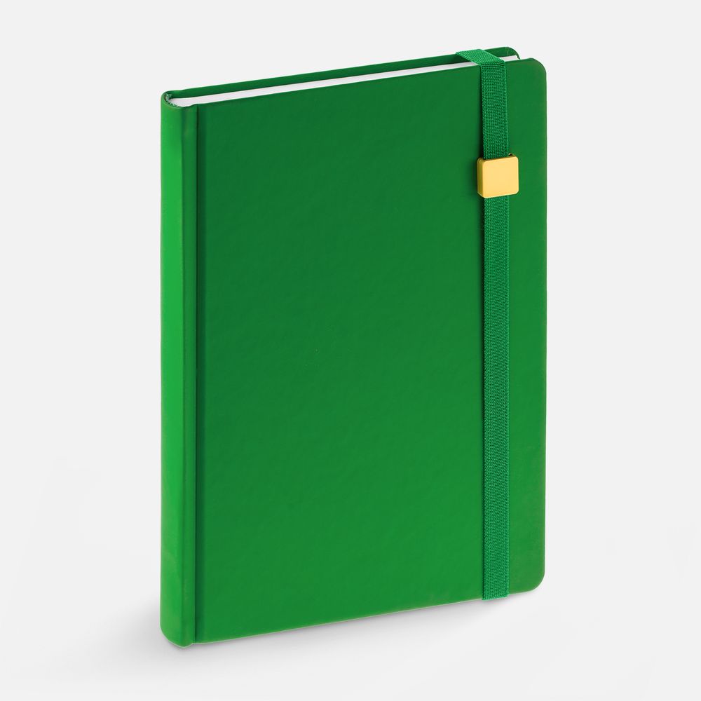 Ежедневник Favor Gold, недатированный, ярко-зеленый / Миниатюра WWW (1000)