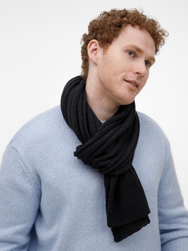 Шарф Bellish, черный / Миниатюра WWW (1000)