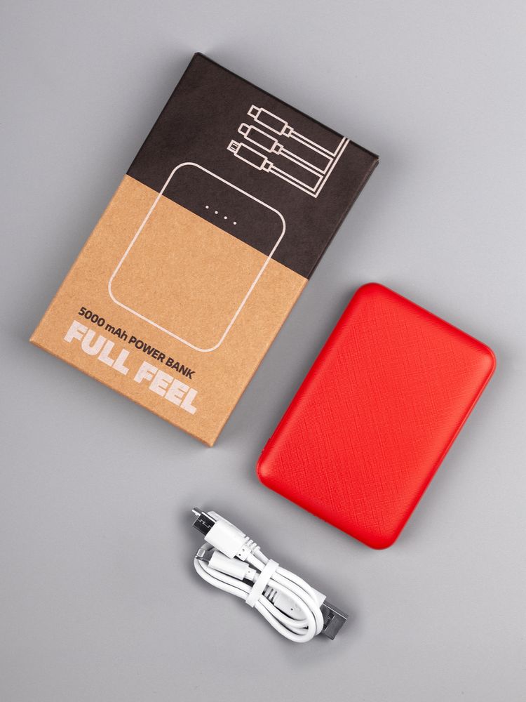 Внешний аккумулятор Uniscend Full Feel Type-C мАч, красный / Миниатюра WWW (1000)