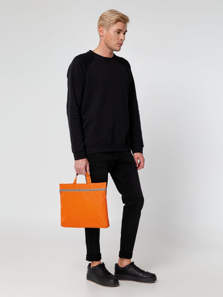 Сумка-папка Simple, оранжевая / Миниатюра WWW (1000)