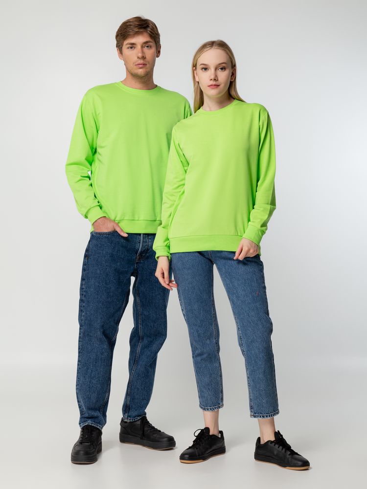 Свитшот Toima 2.0, зеленое яблоко / Миниатюра WWW (1000)