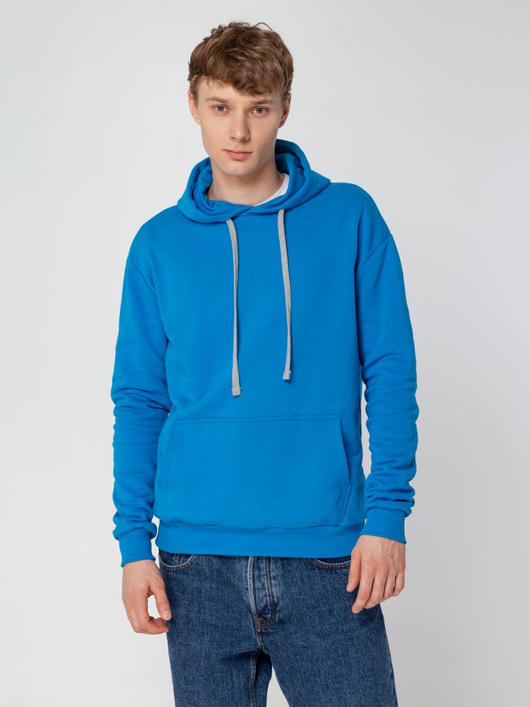 Толстовка с капюшоном Unit Kirenga Heavy, бирюзовая / Миниатюра WWW (1000)