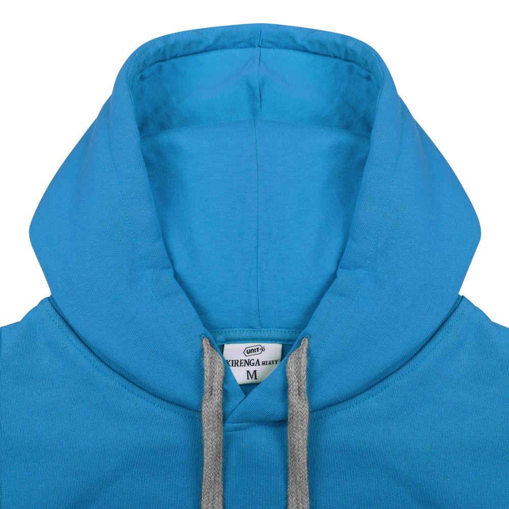 Толстовка с капюшоном Unit Kirenga Heavy, бирюзовая / Миниатюра WWW (1000)