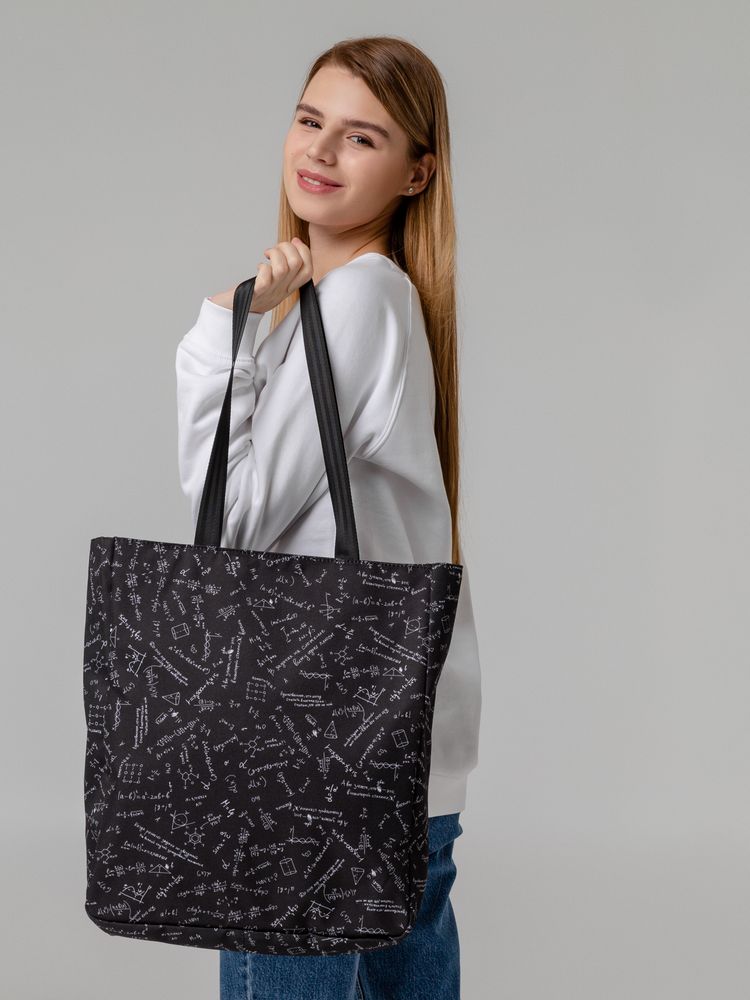 Сумка для покупок «Примерная», черная / Миниатюра WWW (1000)