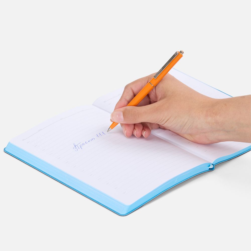 Ручка шариковая Senator Point ver.2, оранжевая / Миниатюра WWW (1000)