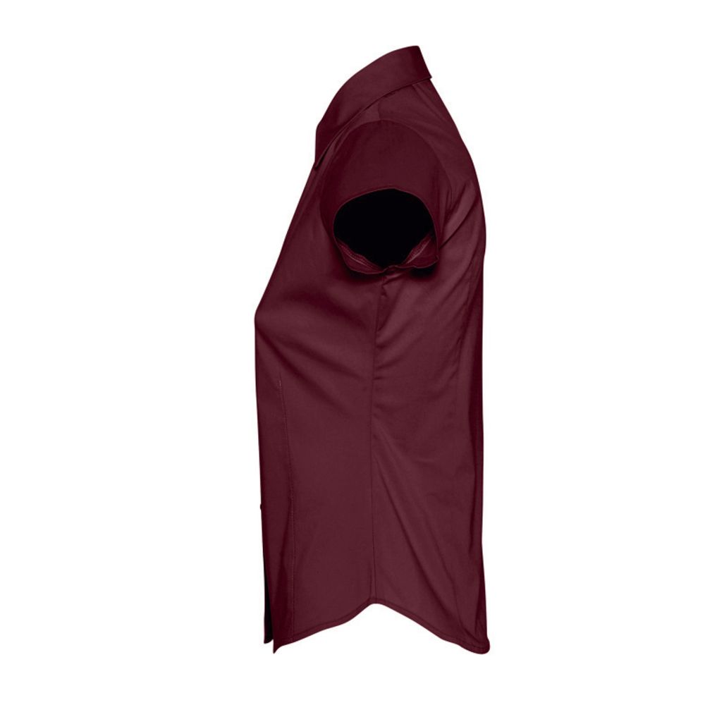 Рубашка женская с коротким рукавом Excess, бордовая / Миниатюра WWW (1000)