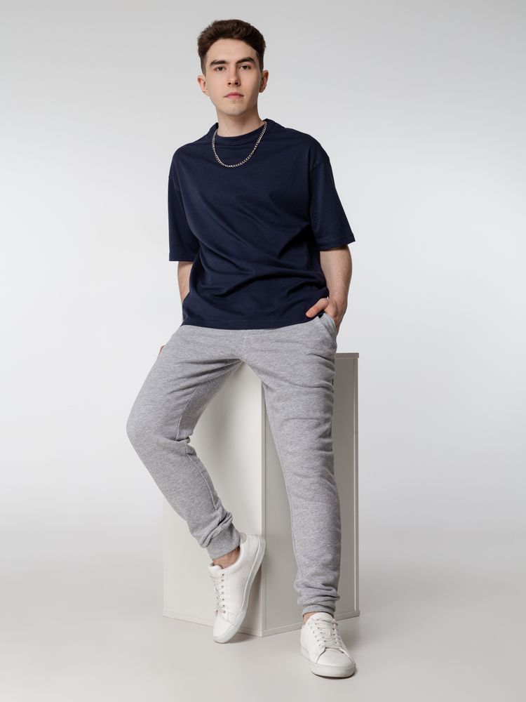 Футболка оверсайз мужская Boxy Men, темно-синяя / Миниатюра WWW (1000)