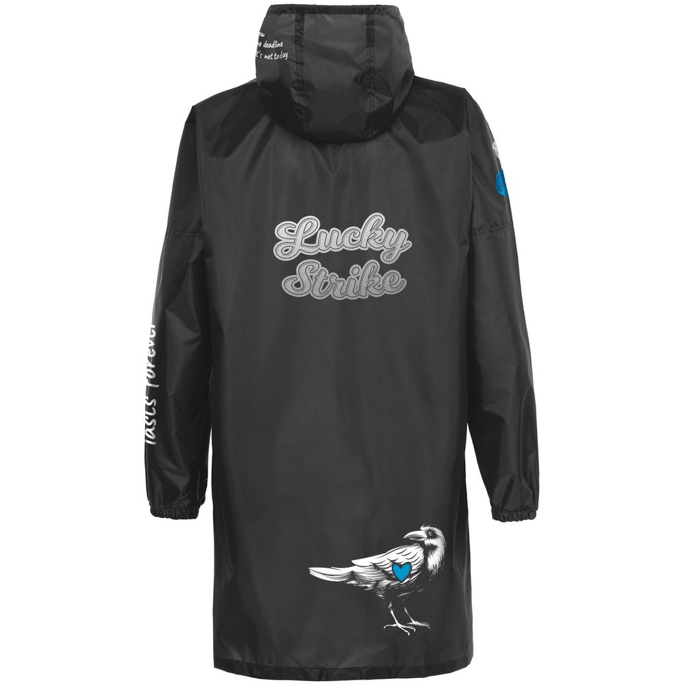 Дождевик Rainman Zip, черный / Миниатюра нанесения (1000)