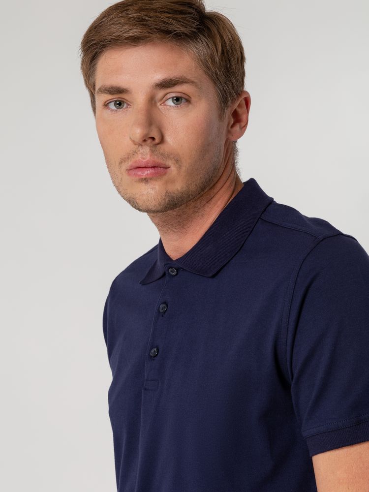 Рубашка поло мужская Virma Stretch, темно-синяя / Миниатюра WWW (1000)