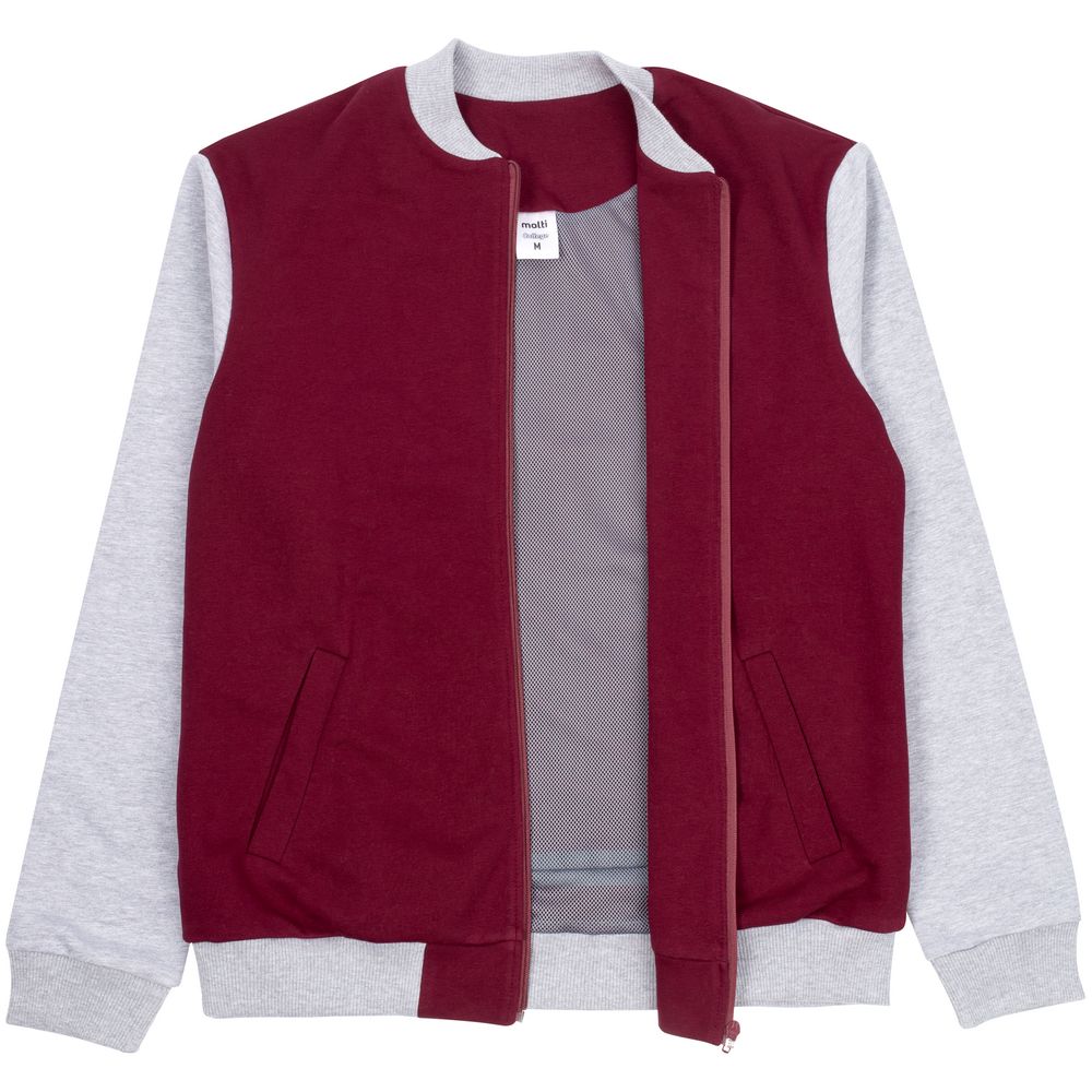 Бомбер College, бордовый / Миниатюра WWW (1000)