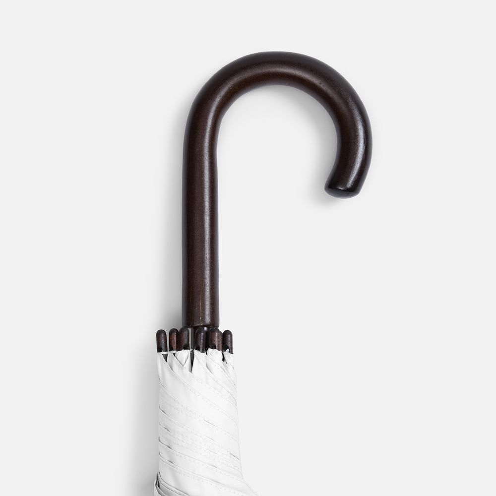 Зонт-трость Standard, белый / Миниатюра WWW (1000)