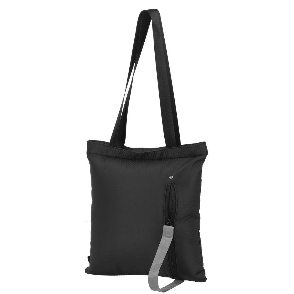 Сумка для покупок tagBag со светоотражающим элементом, черная / Миниатюра WWW (1000)