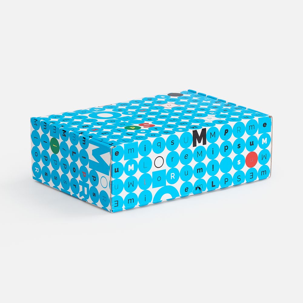 Коробка Craft Medium с печатью на заказ / Миниатюра нанесения (1000)