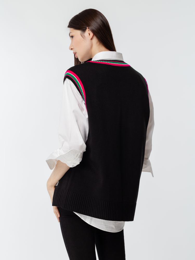 Жилет оверсайз унисекс Cornell в сумке, черный / Миниатюра WWW (1000)