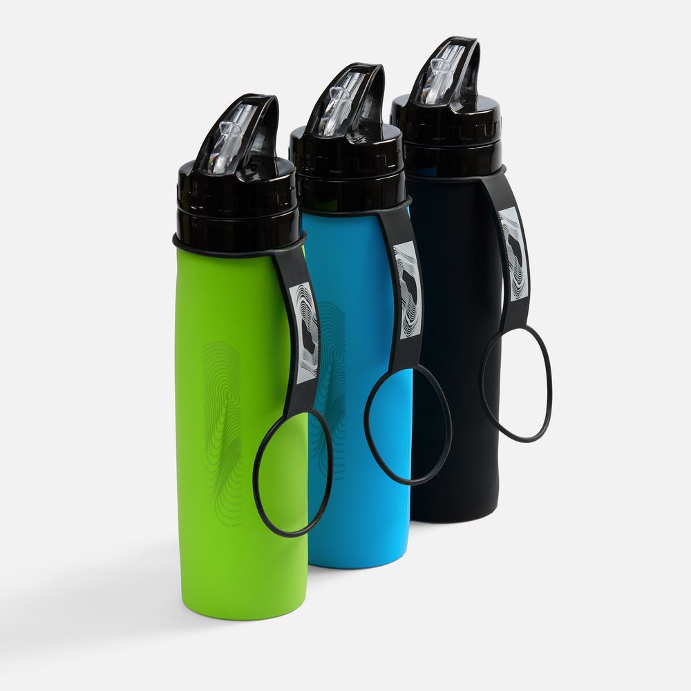 Складная бутылка для воды Langfossen, голубая / Миниатюра WWW (1000)